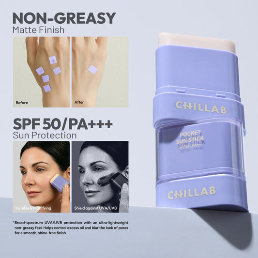 Lavender Matte Powder & Pocket Sun Stick Duo