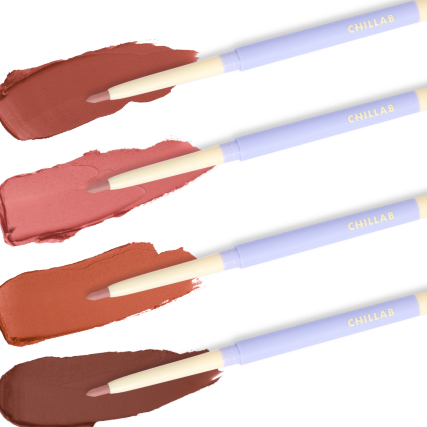 Set de delineadores de labios a prueba de agua