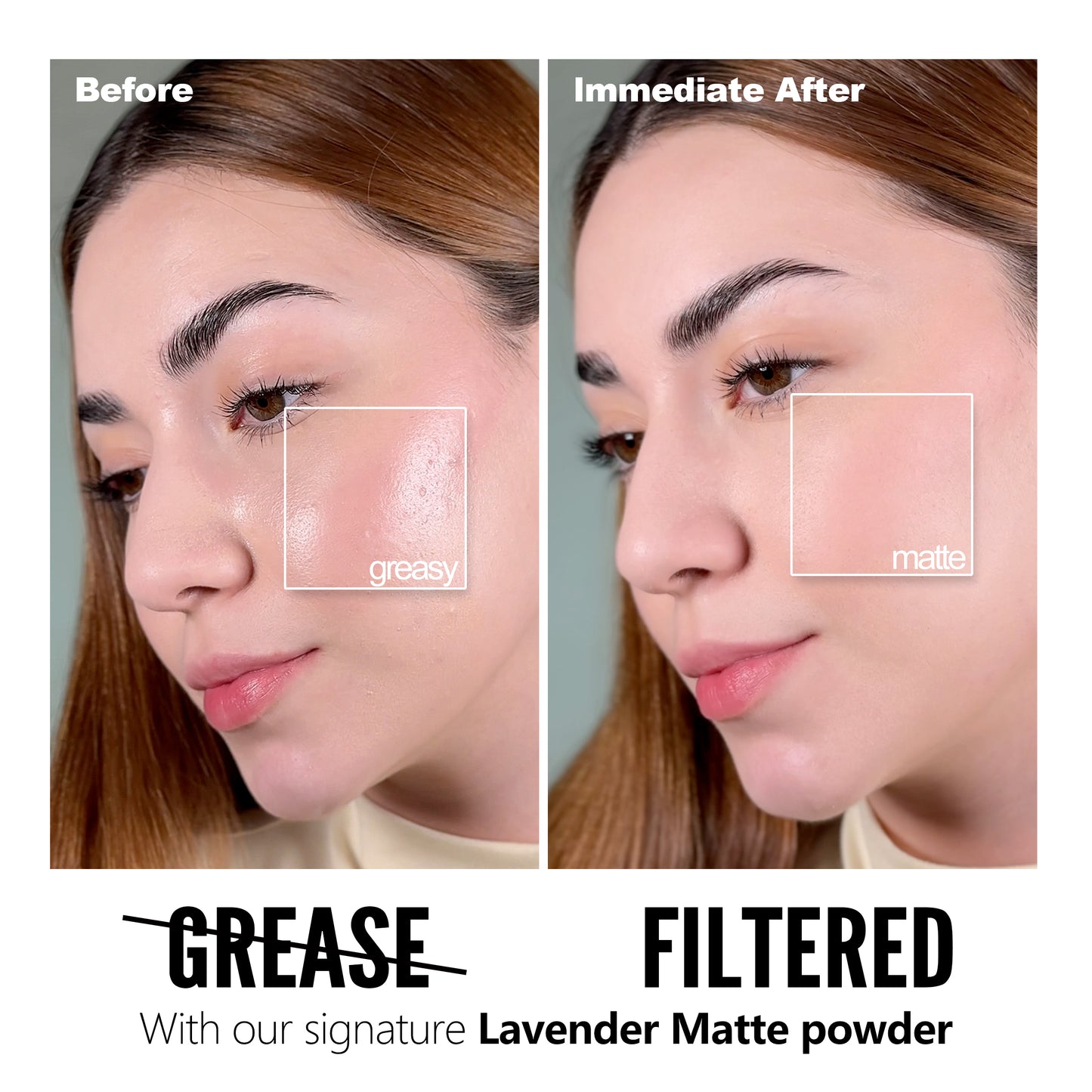 Dúo Lavender Matte Powder y Max Cloudy Puff