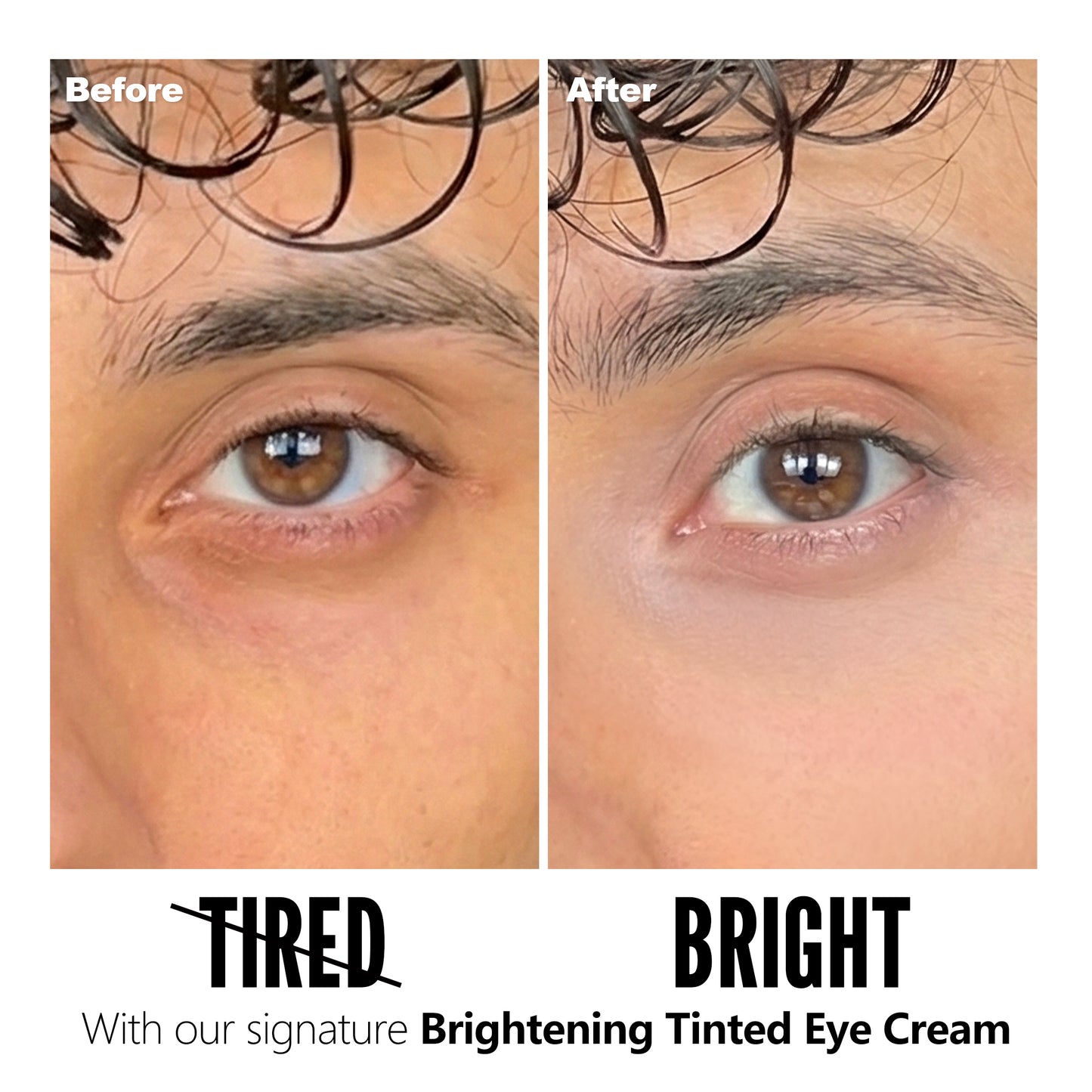 Crema iluminadora con color para ojos
