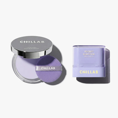 Lavender Matte Powder & Pocket Sun Stick Duo