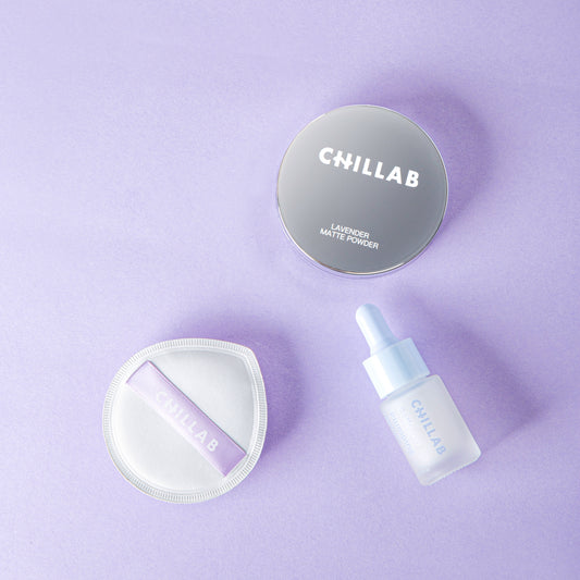 Combo - Collagen Plumping Serum, Lavender Matte Powder and Max Cloudy Puff