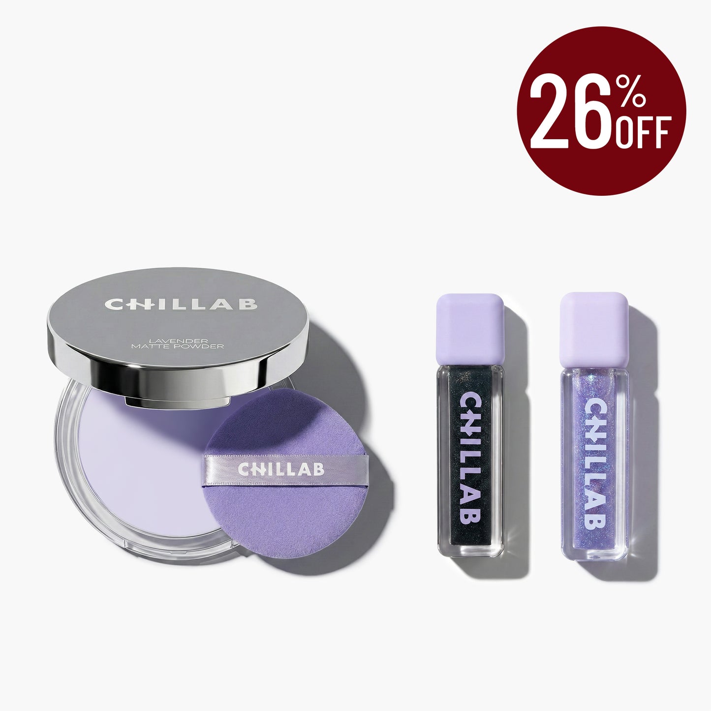 Lavender Matte Powder & Lip Oil Duo Set