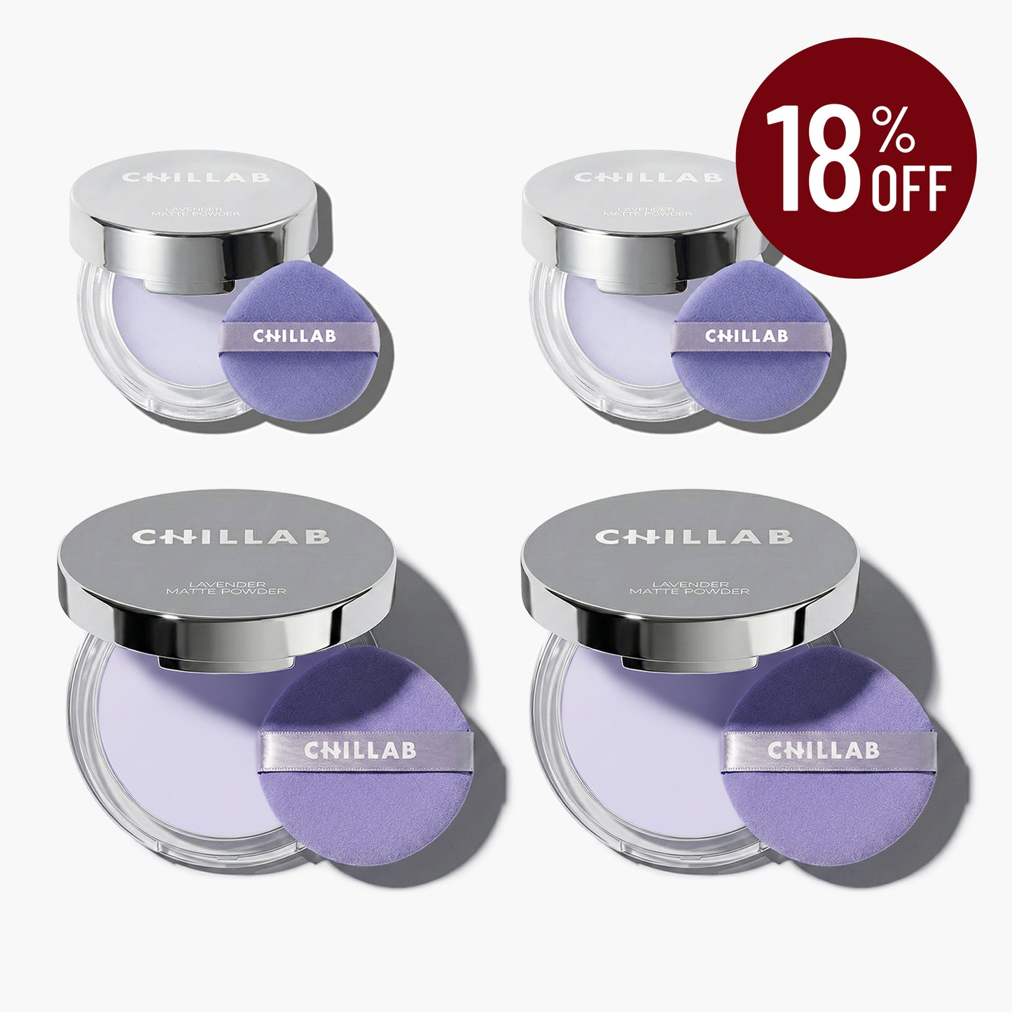 Lavender Matte Powder Set