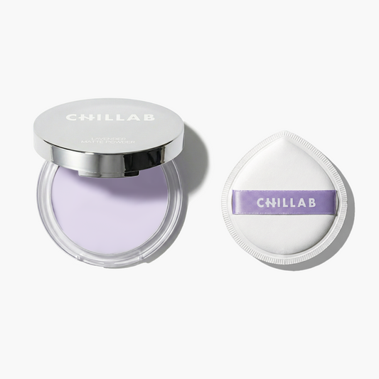 ラベンダー マット パウダーとマックス クラウディ パフ デュオ