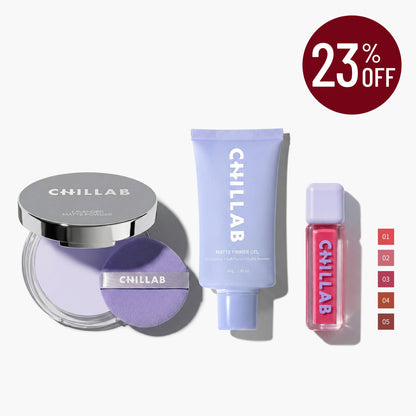 Lavender Matte Powder and Primer Duo Set
