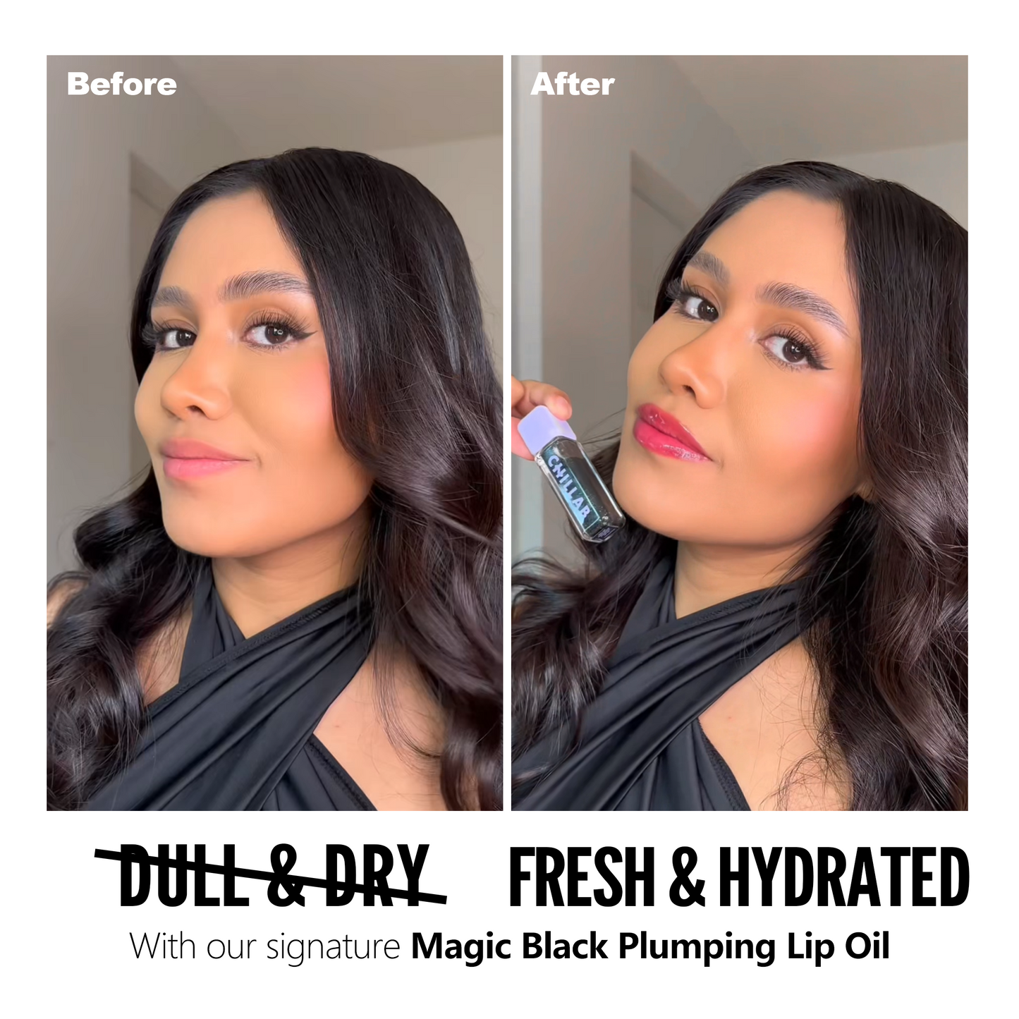 Magic Black Plumping Lip Oil Complete Set