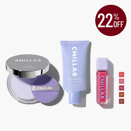 Lavender Matte Powder and Primer Duo Set