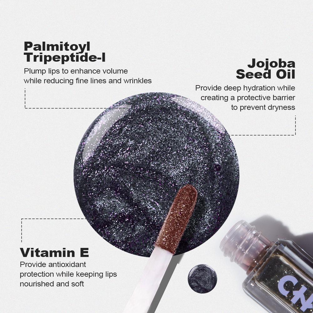 Magic Black Plumping Lip Oil Duo | Free Mini Lavender Matte Powder