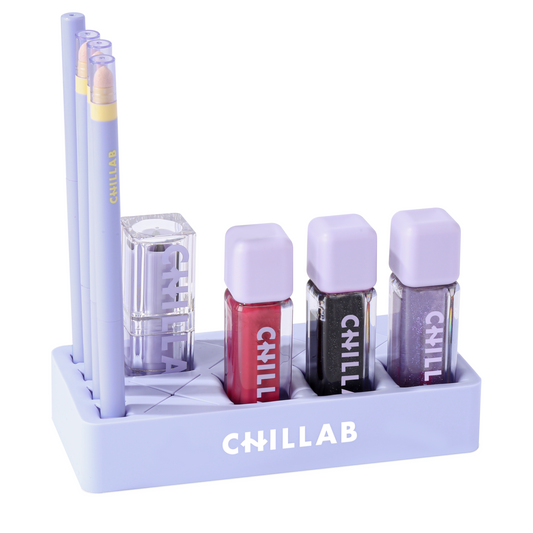 beauty_organizer_with_chillab_lip_oil_lip_gloss_lipstick