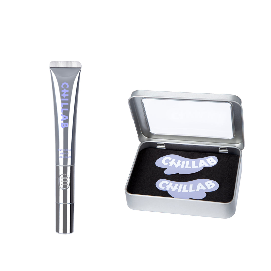 Antiaging Vibrant Eye Cream & Reusable Eye Mask CHILLAB