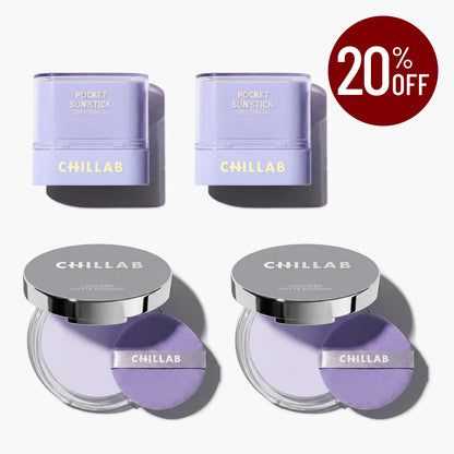 Lavender Matte Powder & Pocket Sun Stick Duo